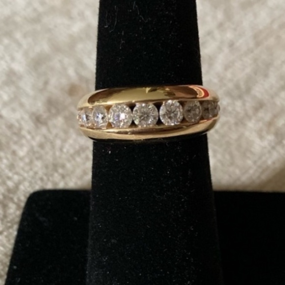 1.12ct MOISSANITE FIRE RING